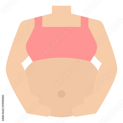 body pain belly pregnancy icon