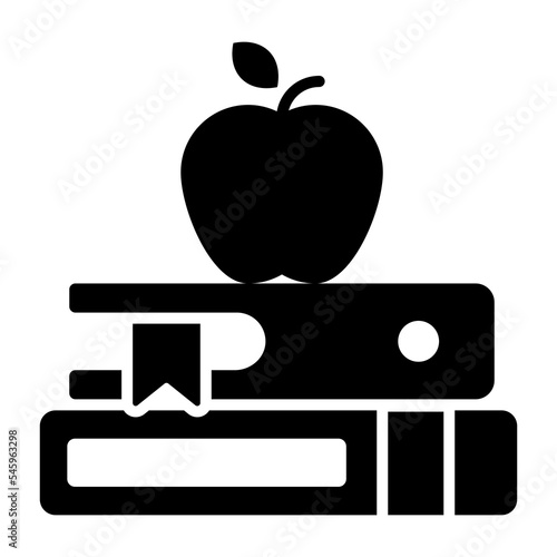 Books, library, education Modern concepts flat design, Premium quality vector illustration concept. Vector symbol.