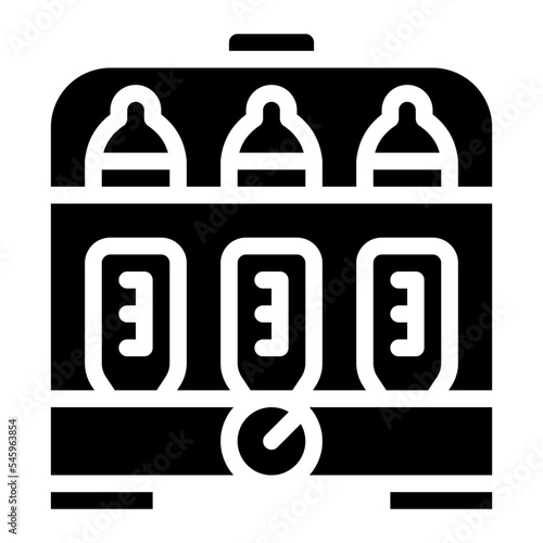 bottle sterilizer milks temperature storage icon
