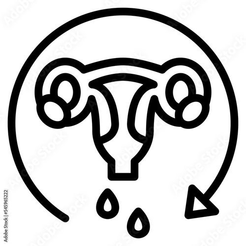 period circle blood oval icon