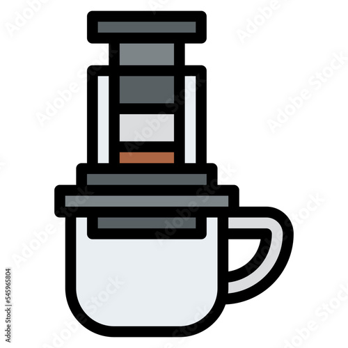 aeropress coffee maker coffee coffee shop icon
