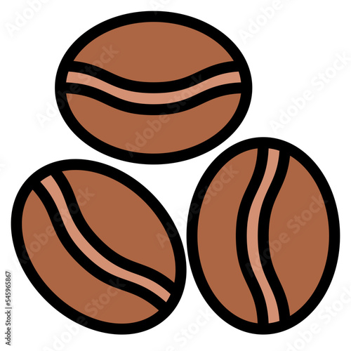 coffee bean beans coffee drink icon