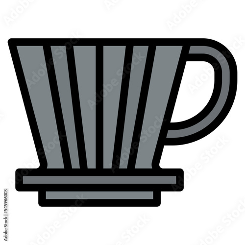 dripper coffee coffee shop coffee equipment icon