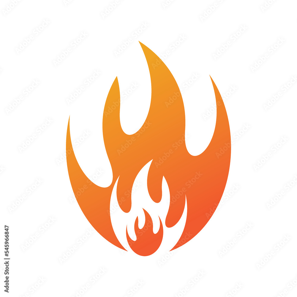 Fire logo design illustration and fire symbol Fire logo design illustration and fire symbol