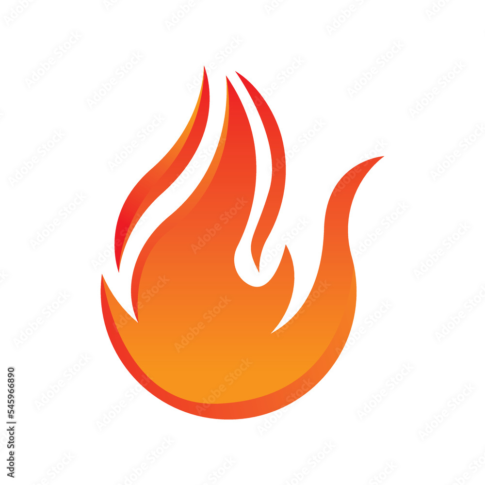Fire logo design illustration and fire symbol Fire logo design illustration and fire symbol