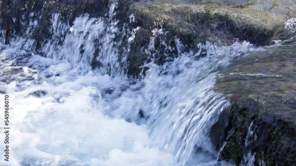 vue d'une cascade du Hérisson dans le Jura vue d'une cascade du Hérisson dans le Jura