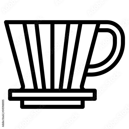 dripper coffee coffee shop coffee equipment icon