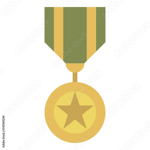 medal bravery army military icon