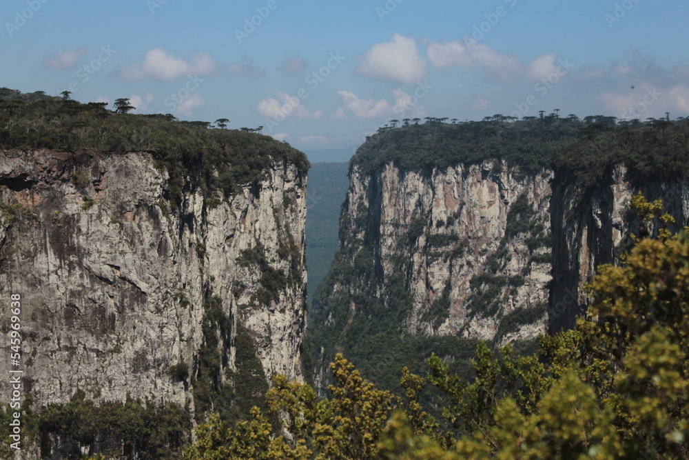 View of mountains and canyons View of mountains and canyons