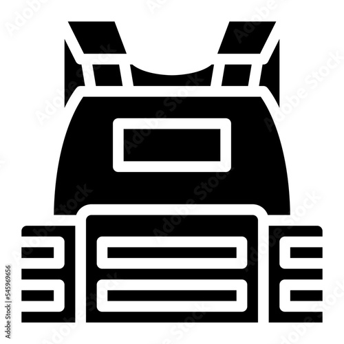 armor bulletproof vest army military icon
