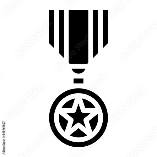 medal bravery army military icon