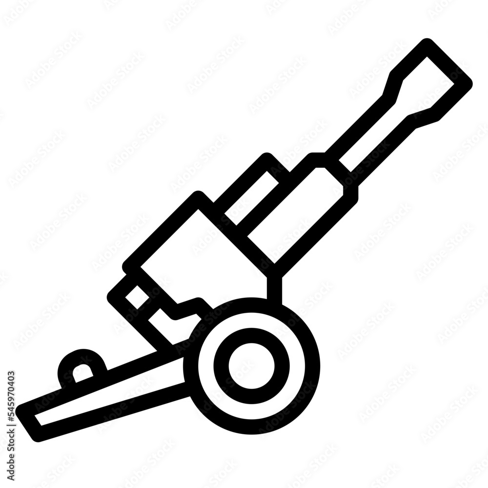 cannon weapon army military icon cannon weapon army military icon