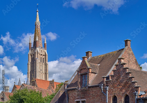 Bruges historic and traditional architectures