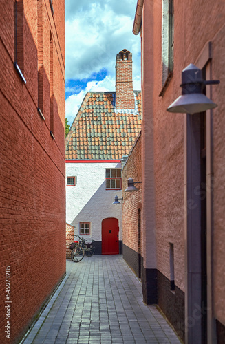 Bruges historic and traditional architectures