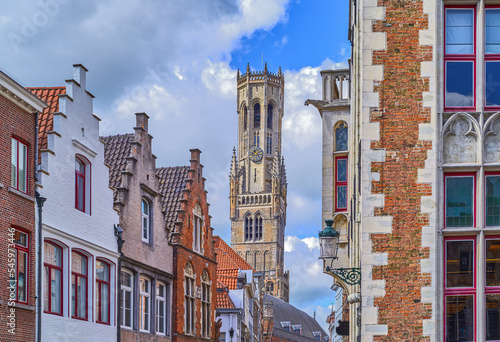 Bruges historic and traditional architectures