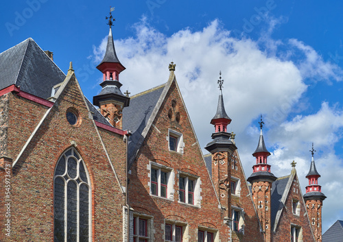 Bruges historic and traditional architectures