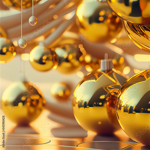 Golden baubles