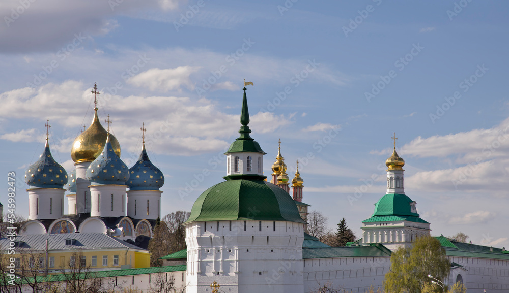 Trinity lavra of St. Sergius in Sergiyev Posad. Russia.