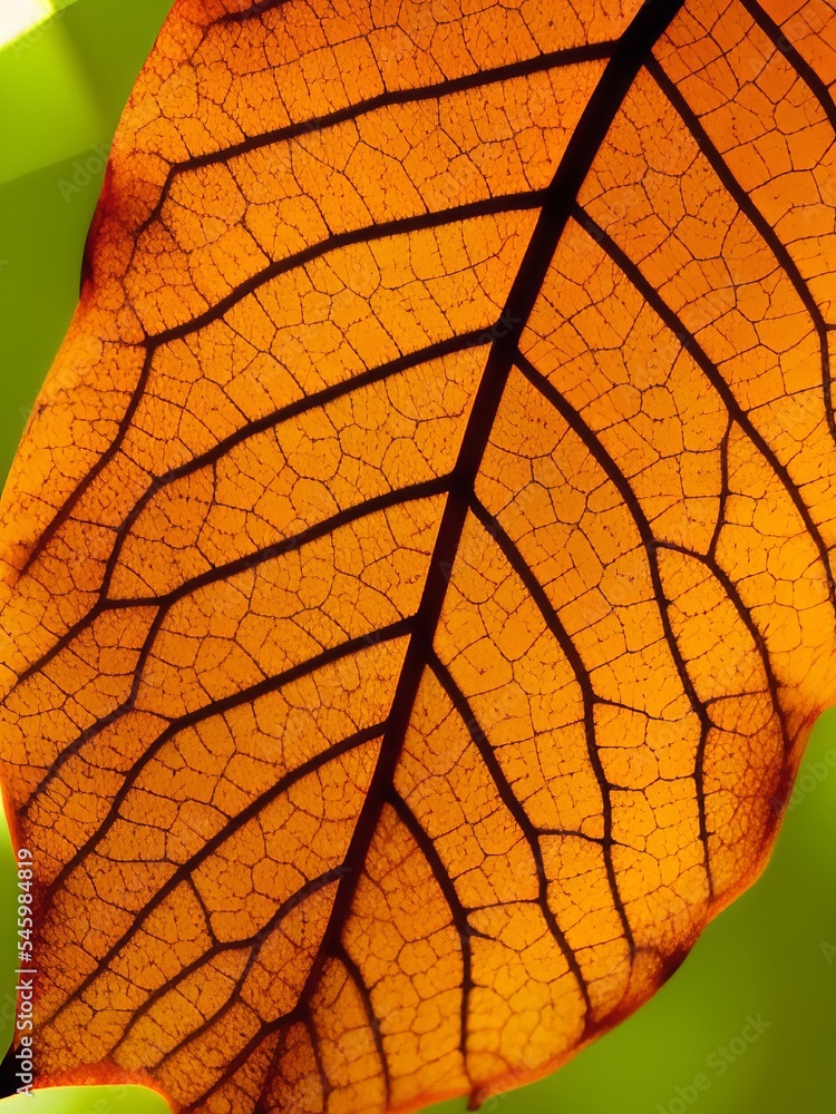 Obraz premium orange leaf texture