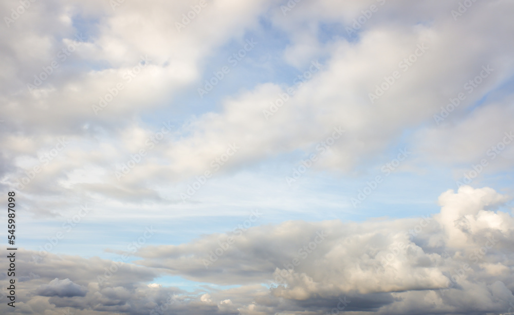 Blue sky with white clouds. Sky background. Blue sky with white clouds. Sky background.