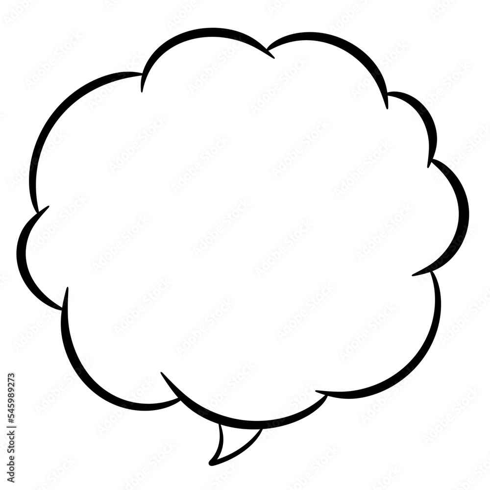 Comic cloud. Comic cloud.