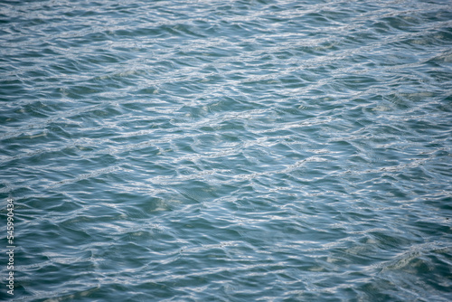 Water surface, abstract background with text box. Texture of water with the sun shine.