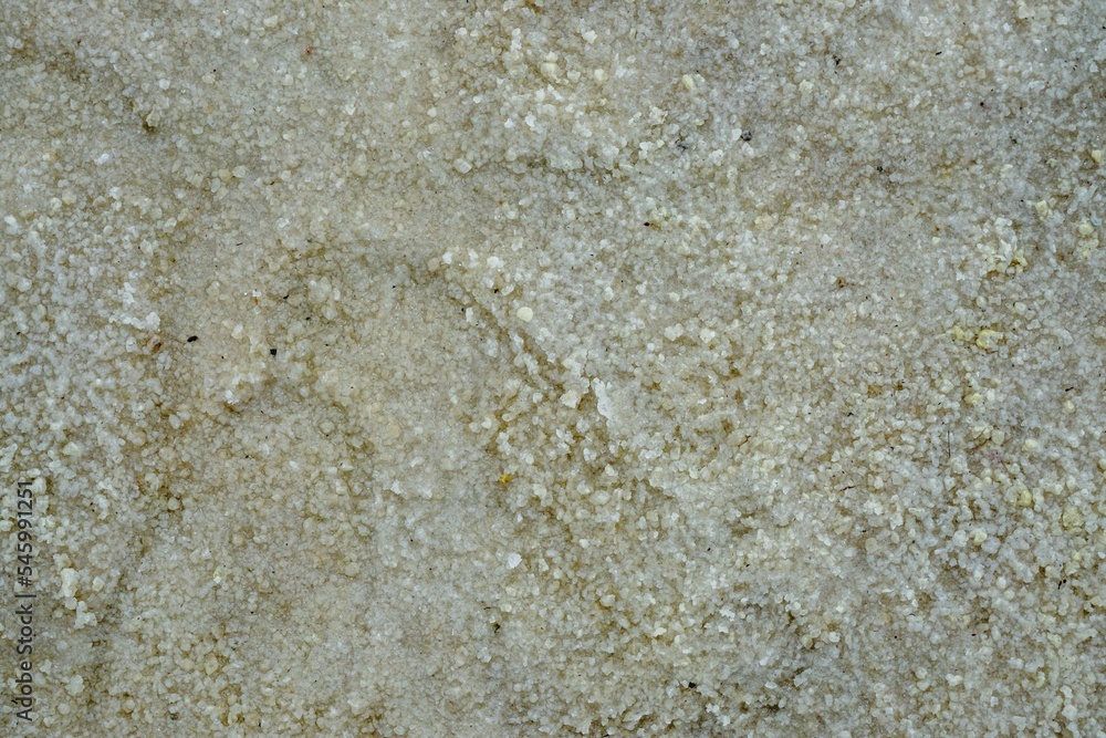Obraz premium Closeup shot of the salt of the Tuz Golu (Salt lake) at Aksaray on a cloudy day