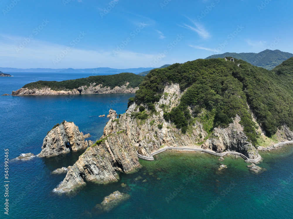 Obraz premium 愛媛県西予市 須崎海岸