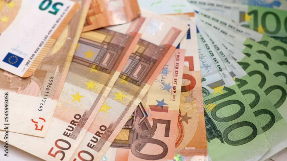 Euro money currency banknotes background Euro money currency banknotes background