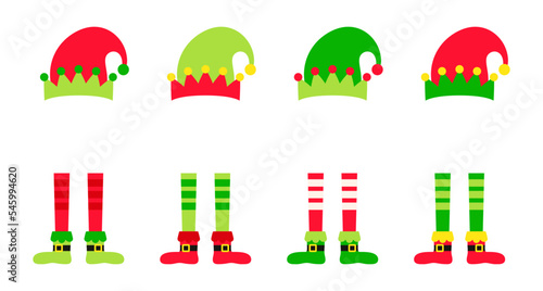 Set of Christmas Elf Family
