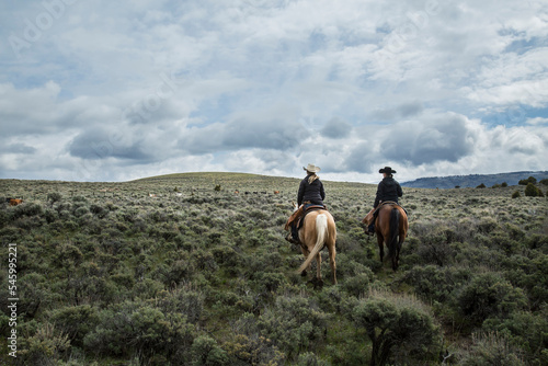 Cowgirl Ranchers Wyoming photo