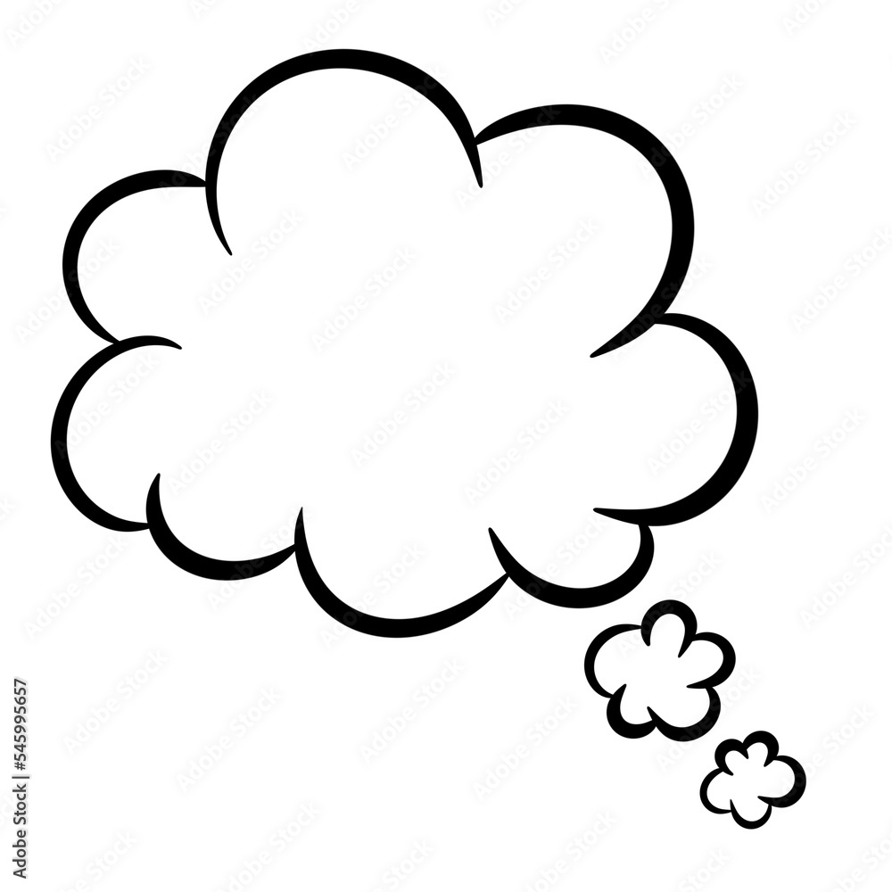 Comic cloud.