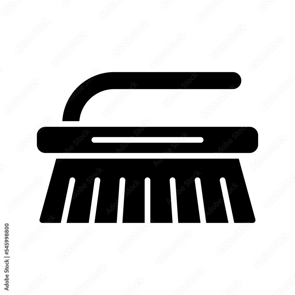 Brush iron icon. sign for mobile concept and web design. vector illustration Brush iron icon. sign for mobile concept and web design. vector illustration