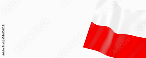 Flaga Polski baner Polish flag banner