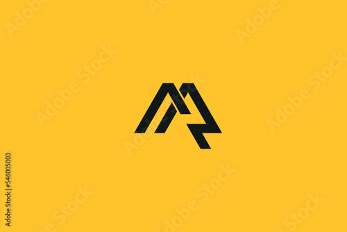 Abstract MR, RM, M, R Letters Logo Monogram icon.
