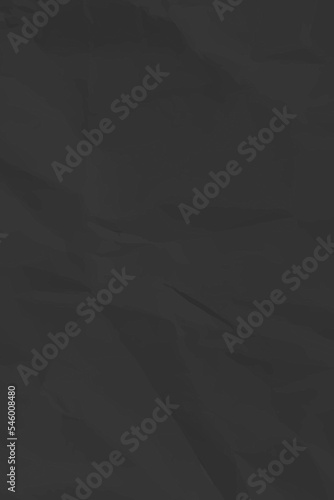 Black сlean crumpled paper