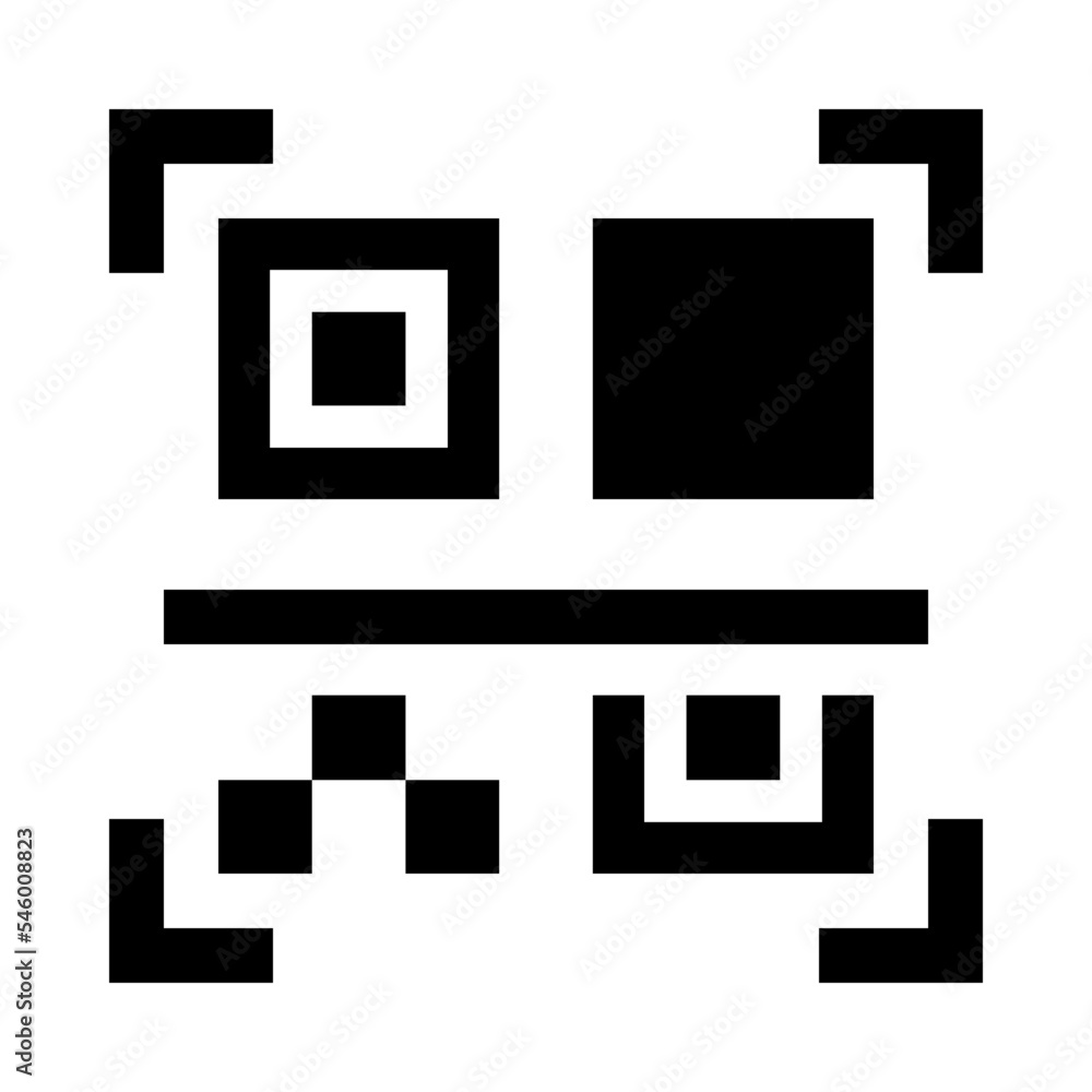 QR code black icon QR code black icon