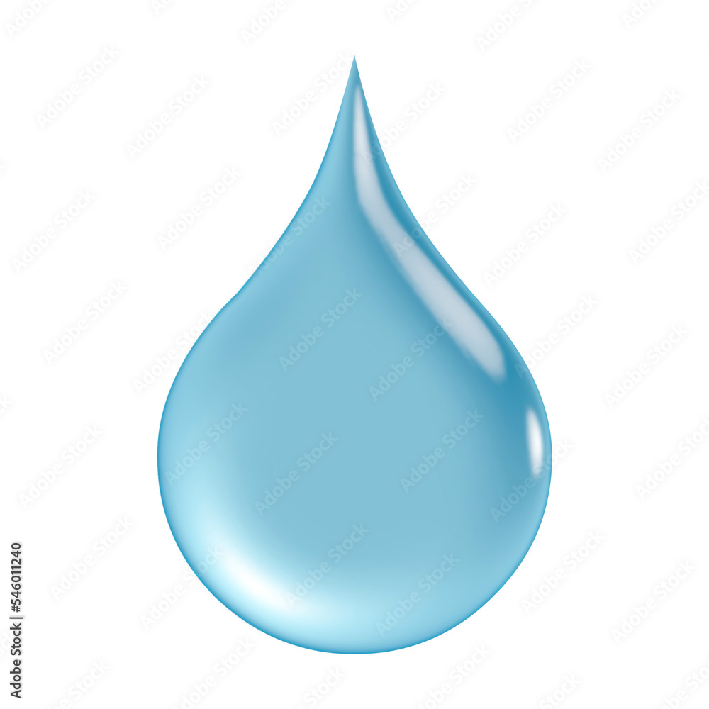 water drop isolated on white water drop isolated on white