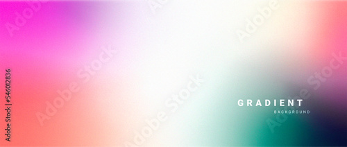 Fotografie, Tablou Abstract blurred color gradient background vector.