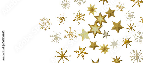 Snowflakes Falling On Snow - Winter Banner