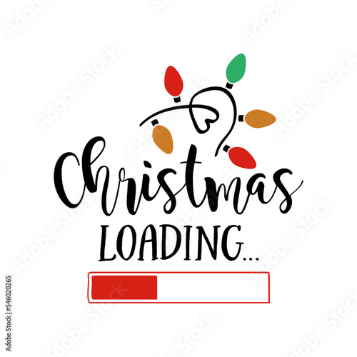 Christmas loading svg / Merry Christmas svg / Christmas svg / digital download

