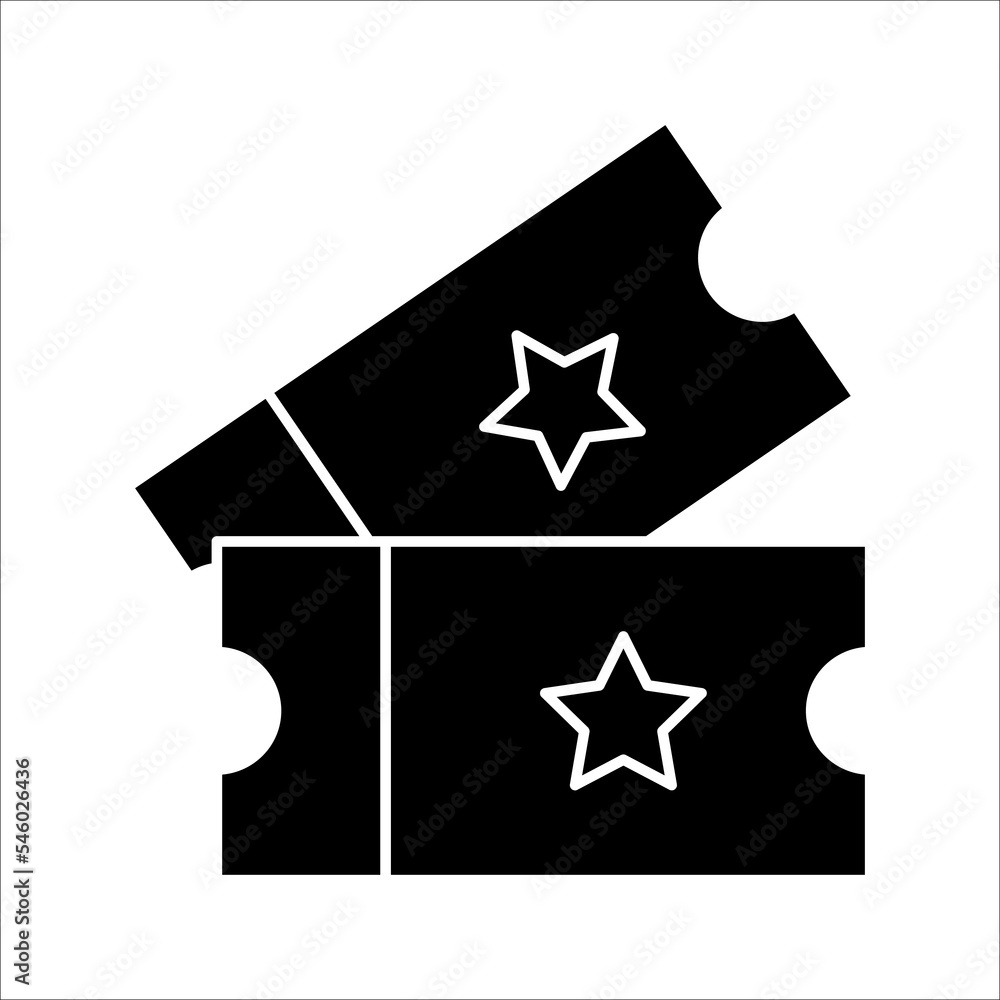 Ticket icon vector. Line raffle ticket symbol. Trendy flat outline ui sign design. Thin linear graphic pictogram for web site, mobile application. Logo illustration. Eps10. Ticket icon vector. Line raffle ticket symbol. Trendy flat outline ui sign design. Thin linear graphic pictogram for web site, mobile application. Logo illustration. Eps10.