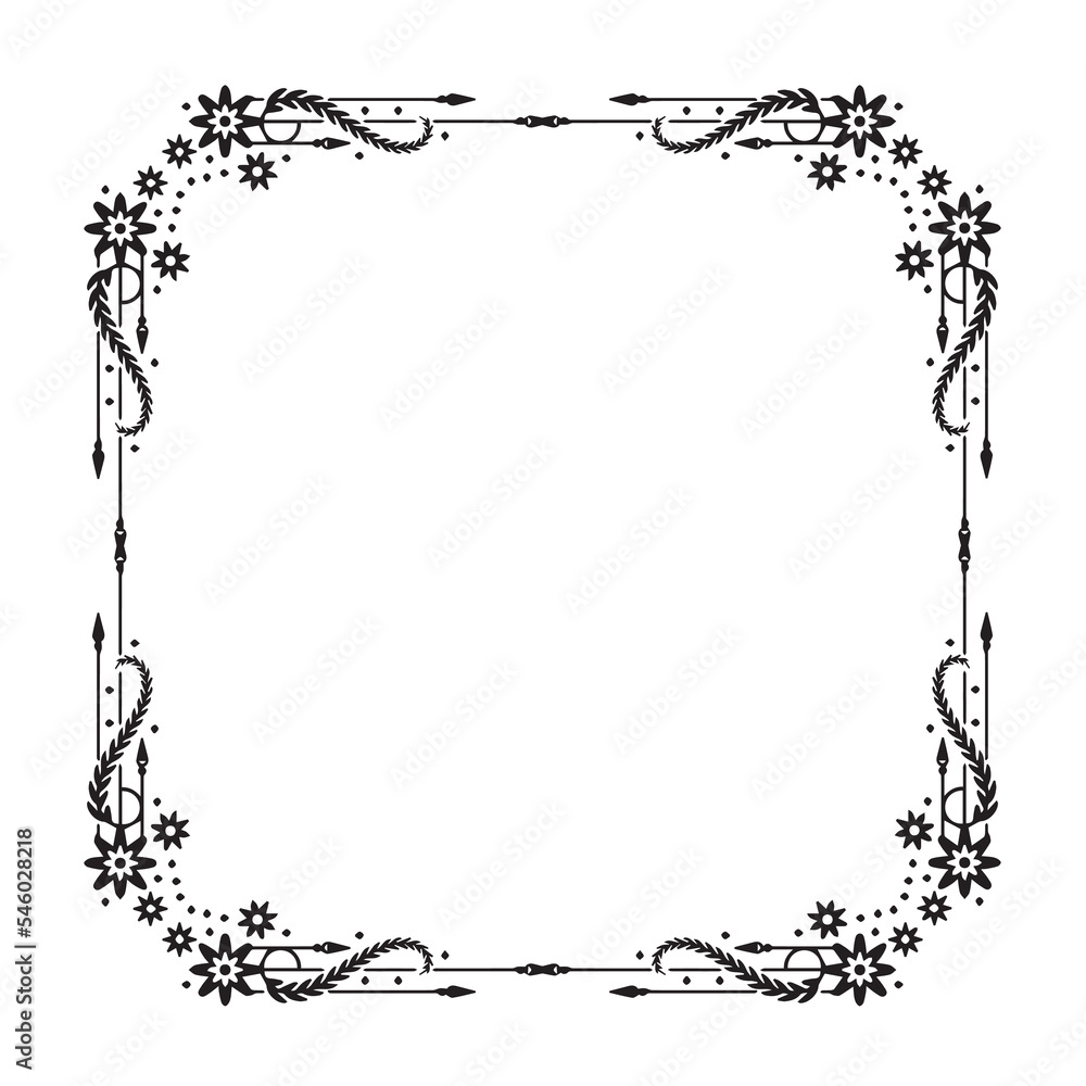 Frame, in the style of an ornament, Vector illustration eps 10, Art. Frame, in the style of an ornament, Vector illustration eps 10, Art.