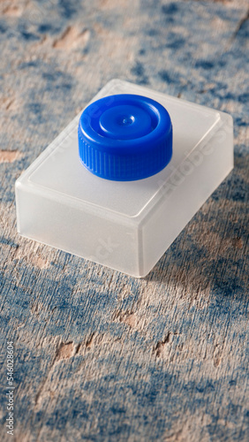 Tapón de plástico azul 