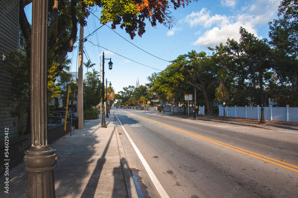 street in the city of Key west, Florida