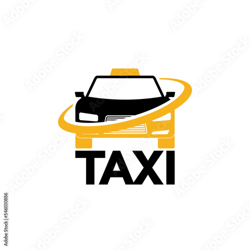 Car, Taxi service logo Isolated on white background