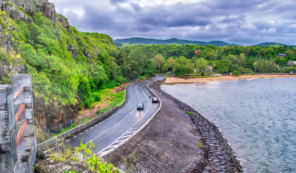 Maconde viewpoint road in Mauritius Island. Maconde viewpoint road in Mauritius Island.