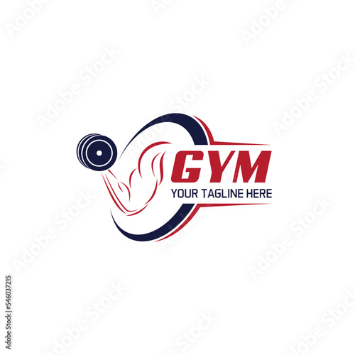 Gym fitness logo - vector illustration, Gym fitness logo design emblem. Suitable for your design need, logo, illustration, animation, etc. 