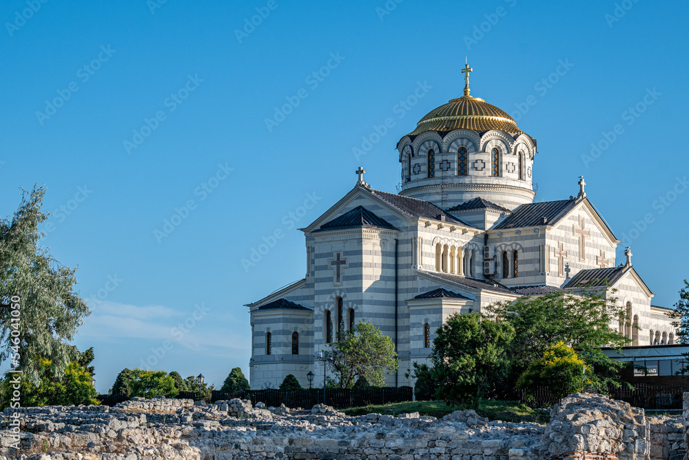 The Saint Vladimir Cathedral It commemorates the presumed place of St ...