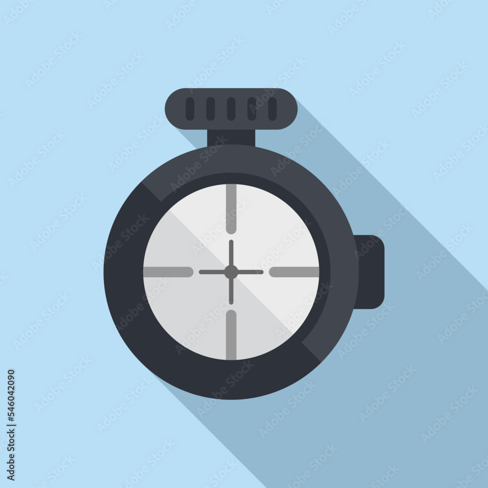 Sniper sight icon flat vector. Rifle scope. Military texture Stock ...